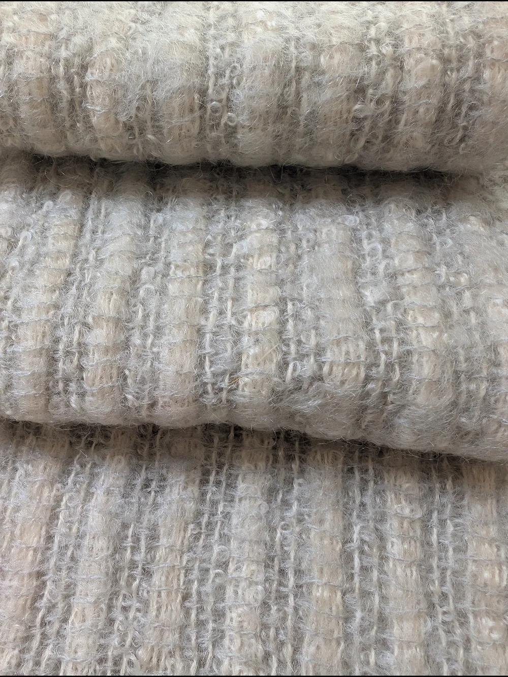 Mohair Wool Handwoven Scarf Donegal Design